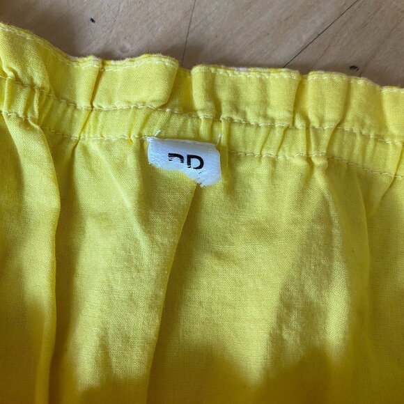 BP Women Ruffle Dress BNWOT Yellow Pink Mini Sundress - Picture 5 of 7